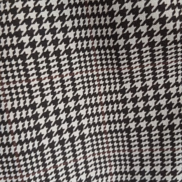 *NEW Houndstooth Tan/Brown Pants (stretchy) - Picture 1 of 3